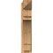 Ekena Millwork Merced Arts & Crafts Rough Sawn Outlooker, Western Red Cedar, 8"W x 26"D x 38"H OUT08X26X38MRC03RWR - alternate 3